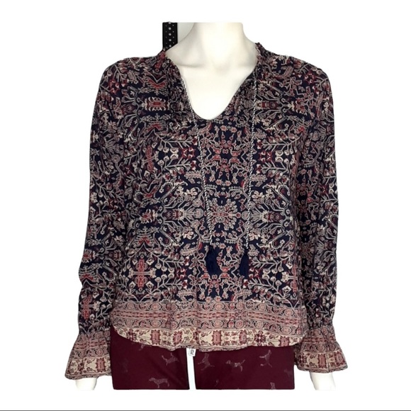 Lucky Brand Tops - Lucky Brand with tassels Shirt sz medium